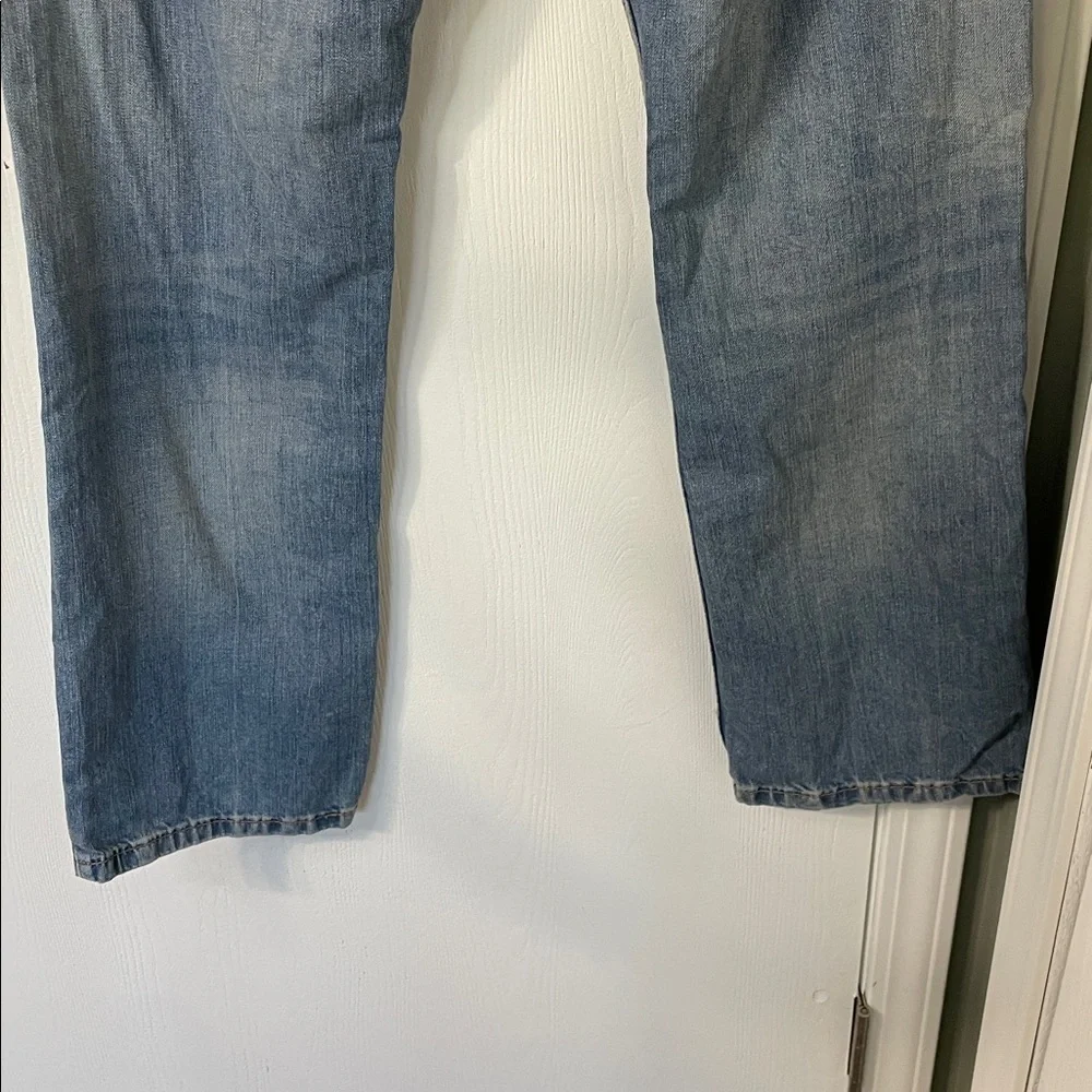 Levi's 559 Light Wash Men's Grungy Straight Leg Denim Jeans Size 31 X 30